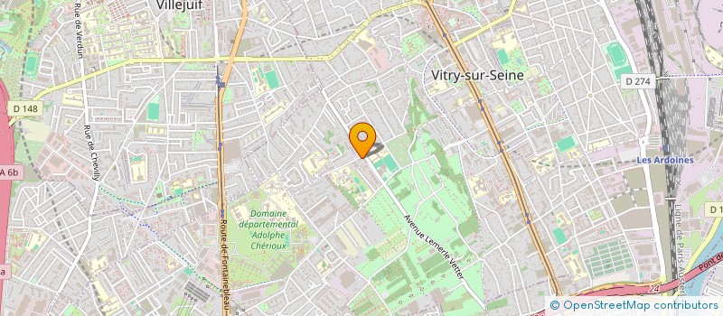 localisation de l'entreprise LE MOULIN DE VITRY à VITRY-SUR-SEINE