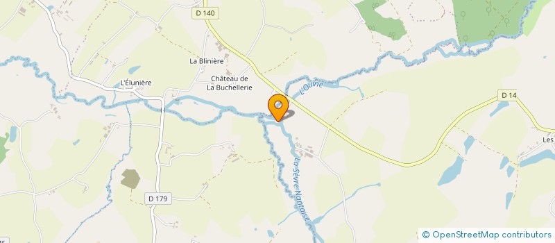 localisation de l'entreprise LE MOULIN DES ALLEUDS à LARGEASSE