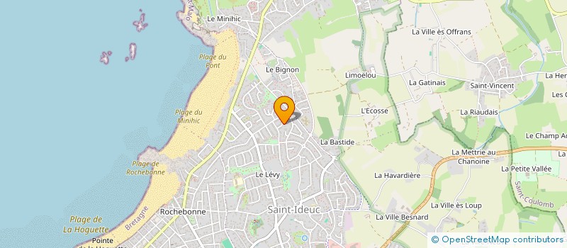 localisation de l'entreprise LE MOULIN DES AMIS  SAINT-MALO