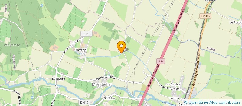 localisation de l'entreprise LE MOULIN DES ARTS  MONTBELLET