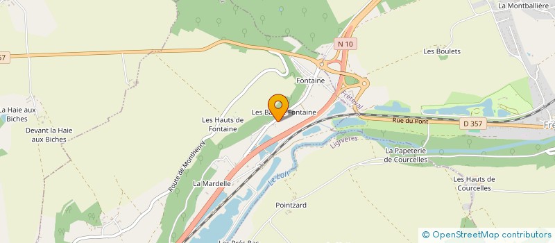 localisation de l'entreprise LE MOULIN DES CHANTS  PEZOU