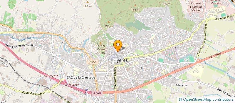 localisation de l'entreprise LE MOULIN DES CONTES  HYERES