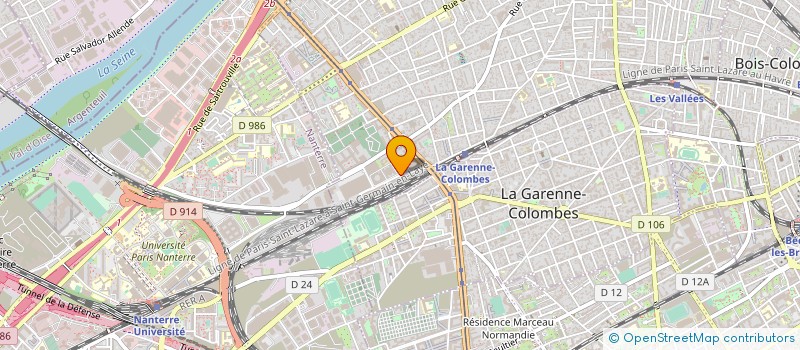 localisation de l'entreprise LE MOULIN DES ECLUSES à COLOMBES