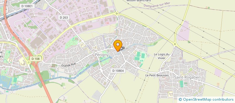 localisation de l'entreprise LE MOULIN DES NOYERS  PERIGNY