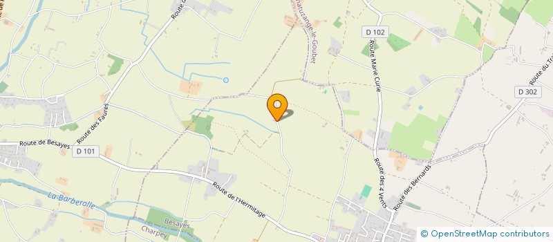 localisation de l'entreprise LE MOULIN DES ORANGERS  BESAYES