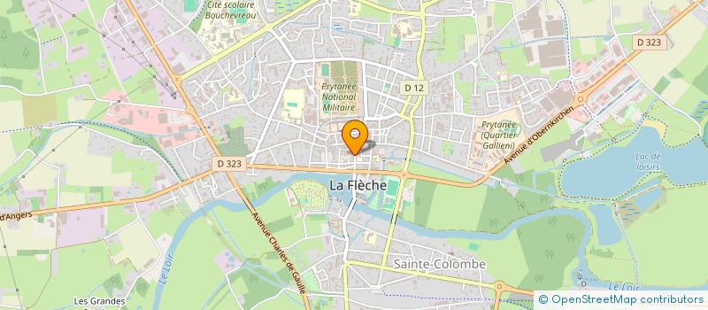 localisation de l'entreprise LE MOULIN DES QUATRE SAISONS à LA FLECHE