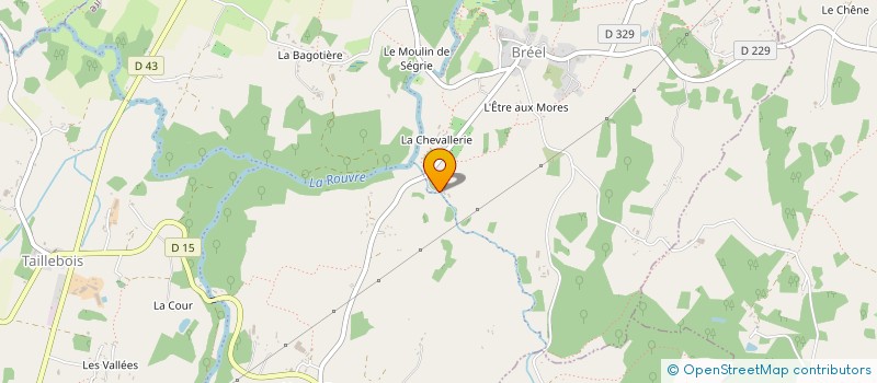 localisation de l'entreprise LE MOULIN DES RIVIERES à ATHIS-VAL DE ROUVRE