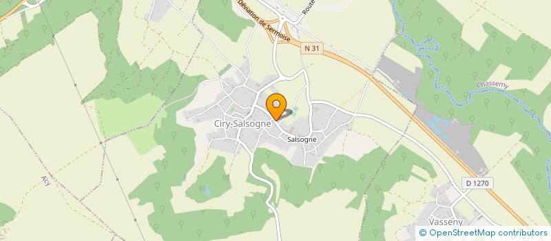 localisation de l'entreprise LE MOULIN DES SAVEURS  CUVRES-ET-VALSERY