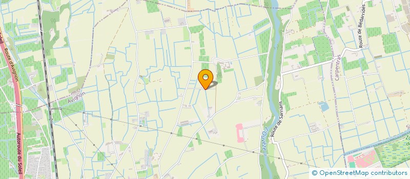 localisation de l'entreprise LE MOULIN DES TAILLADES  BEDARRIDES