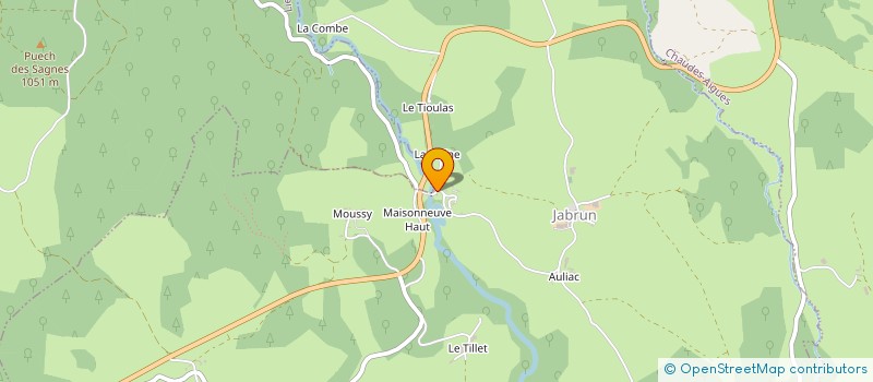 localisation de l'entreprise LE MOULIN DES TEMPLIERS à JABRUN