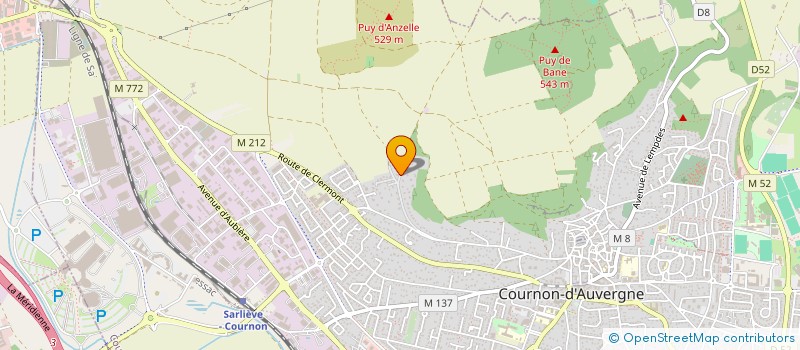 localisation de l'entreprise LE MOULIN DES TROIS ROUES  COURNON-D'AUVERGNE