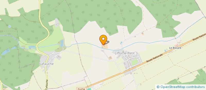 localisation de l'entreprise LE MOULIN DU BOCARD à LIFFOL-LE-PETIT