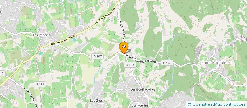 localisation de l'entreprise LE MOULIN DU CLOS DES JEANNONS à GORDES