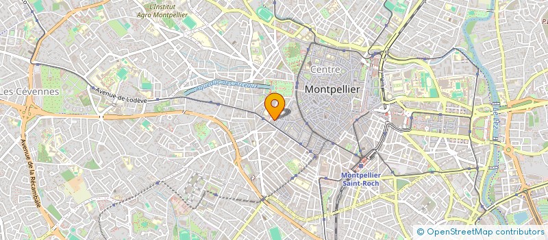 localisation de l'entreprise LE MOULIN DU COURREAU à MONTPELLIER