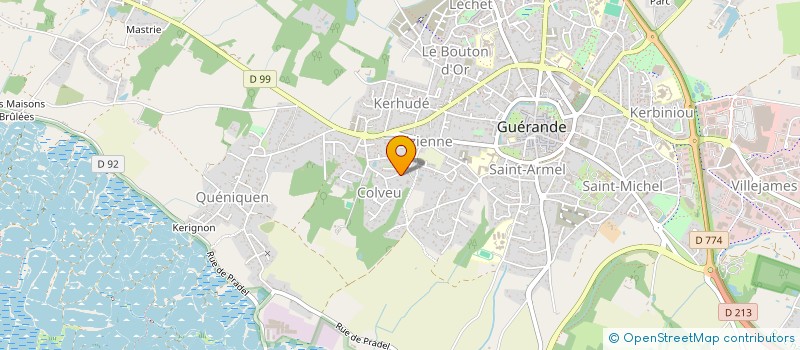 localisation de l'entreprise LE MOULIN DU DIABLE à GUERANDE