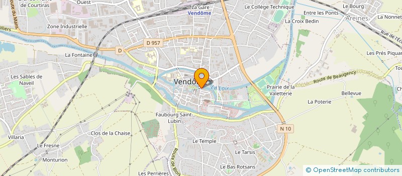 localisation de l'entreprise LE MOULIN DU LOIR à VENDOME