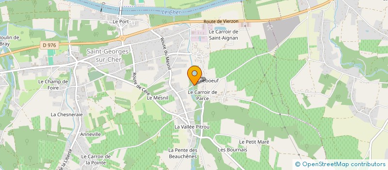 localisation de l'entreprise LE MOULIN DU MESNIL  SAINT-GEORGES-SUR-CHER