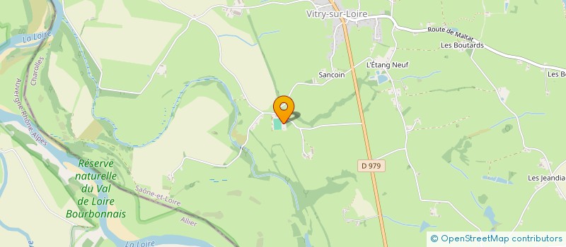 localisation de l'entreprise LE MOULIN DU ROY  BOURBON LANCY