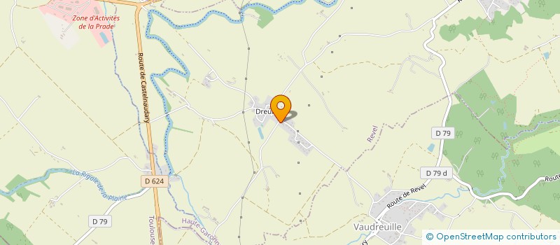 localisation de l'entreprise LE MOULIN DU ROY  REVEL