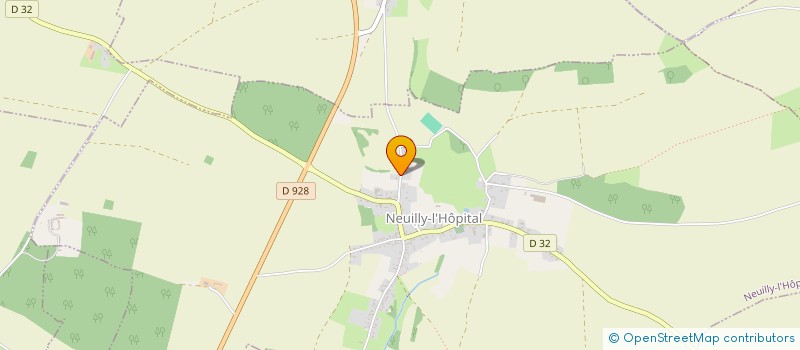 localisation de l'entreprise LE MOULIN DU ROY  NEUILLY-L'HOPITAL