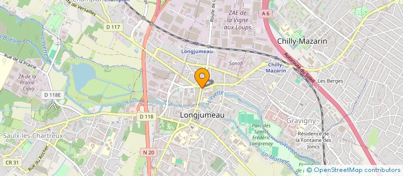localisation de l'entreprise LE MOULIN DU SUD à LONGJUMEAU