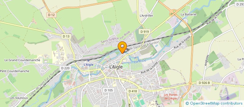 localisation de l'entreprise LE MOULIN ENCHANTE à L'AIGLE