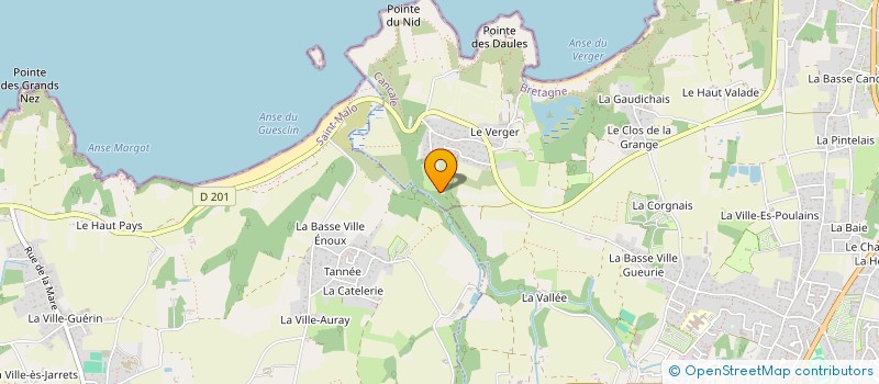 localisation de l'entreprise LE MOULIN ESNOUX  CANCALE