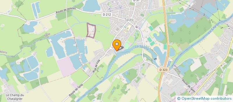 localisation de l'entreprise LE MOULIN ET L'ECURIE  SPAY