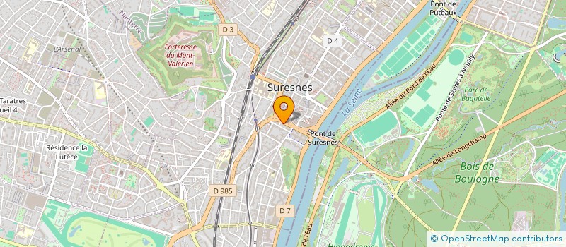 localisation de l'entreprise LE MOULIN FLEURI à SURESNES