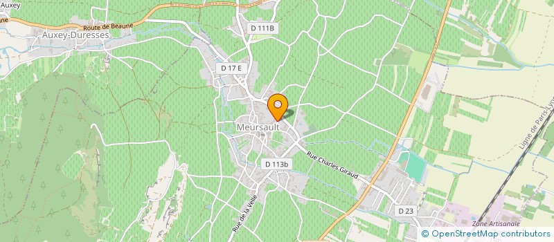 localisation de l'entreprise LE MOULIN JUDAS  MEURSAULT