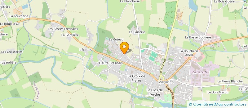 localisation de l'entreprise LE MOULIN MASSIER  LOIREAUXENCE