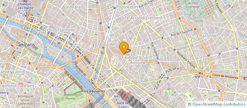 localisation de l'entreprise LE MOULIN MUSSIEN  PARIS 11