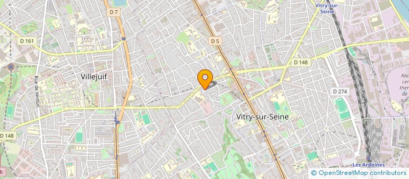 localisation de l'entreprise LE MOULIN NEUF  VITRY-SUR-SEINE