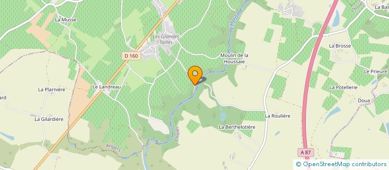 localisation de l'entreprise LE MOULIN NEUF  VAL-DU-LAYON