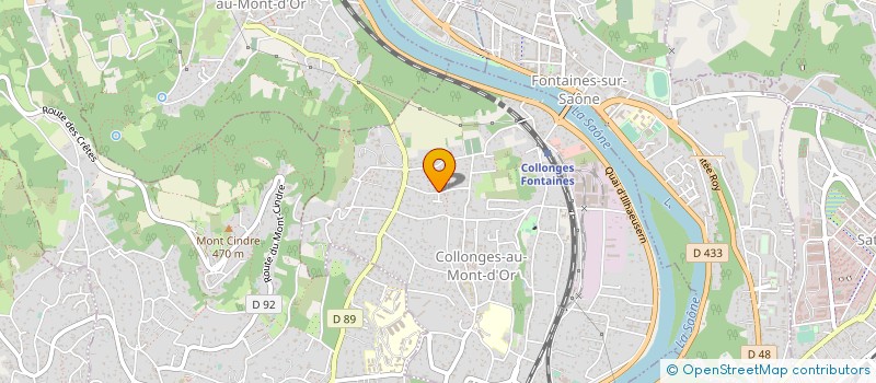 localisation de l'entreprise LE MOULIN NEUVECELLE  COLLONGES-AU-MONT-D'OR