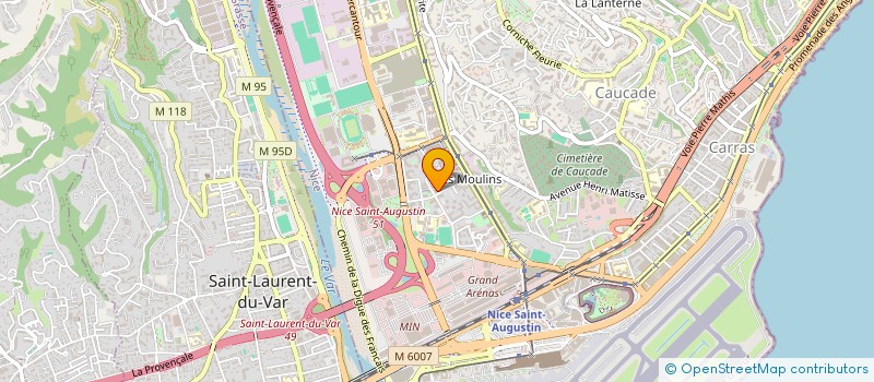 localisation de l'entreprise LE MOULIN NICOIS à NICE