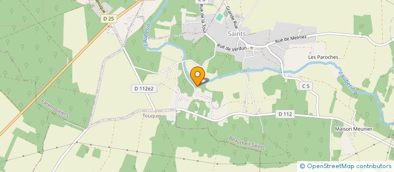 localisation de l'entreprise LE MOULIN NOUVEAU  BEAUTHEIL-SAINTS