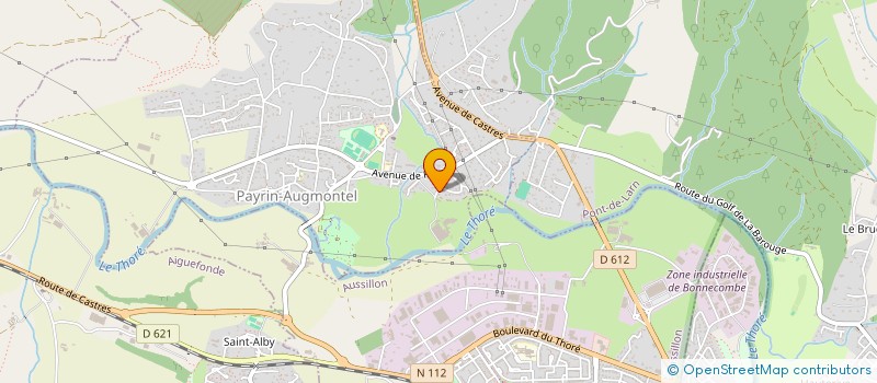 localisation de l'entreprise LE MOULIN PAYRINOL  PAYRIN-AUGMONTEL