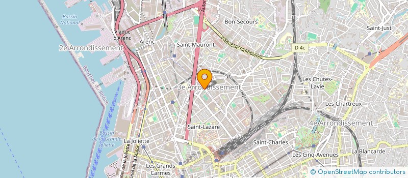 localisation de l'entreprise LE MOULIN PROVENCAL  MARSEILLE