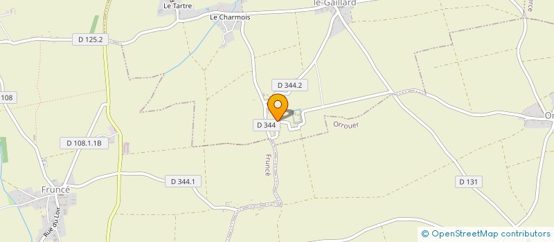 localisation de l'entreprise LE MOULIN SAINTE AGNES à LANDELLES