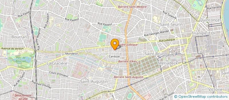 localisation de l'entreprise LE MOULIN SARL à BORDEAUX
