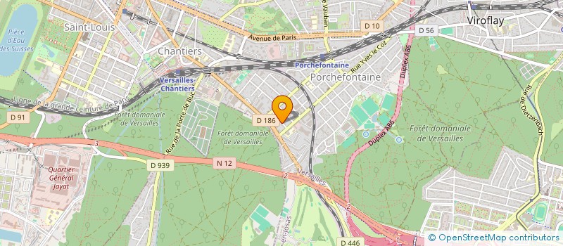 localisation de l'entreprise LE MOULINAGE DE LA CHEZE à VERSAILLES