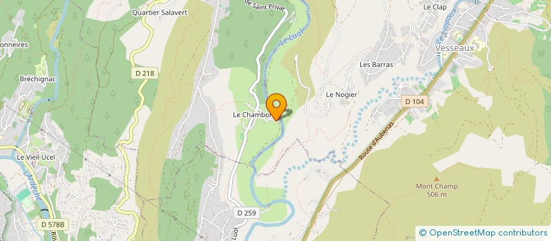 localisation de l'entreprise LE MOULINAGE DU LUOL  SAINT-JULIEN-DU-SERRE