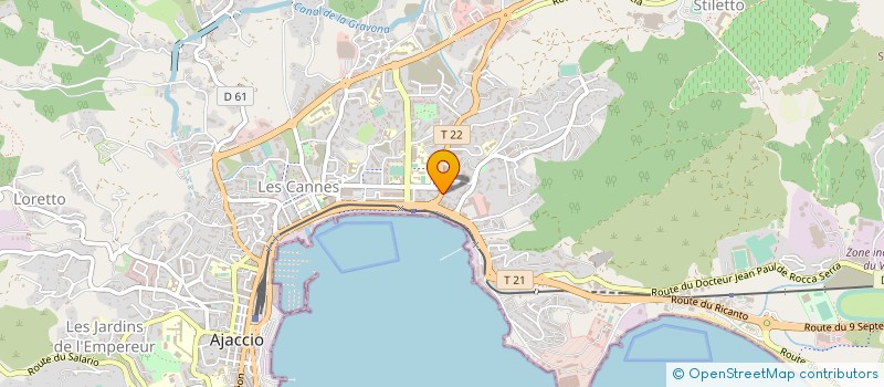 localisation de l'entreprise LE MOULINEUR à AJACCIO