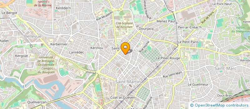 localisation de l'entreprise LE MOULT  BREST