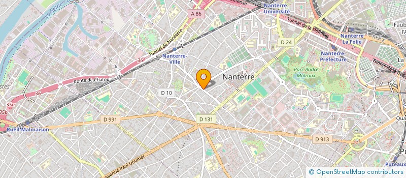 localisation de l'entreprise LE MOULY  NANTERRE