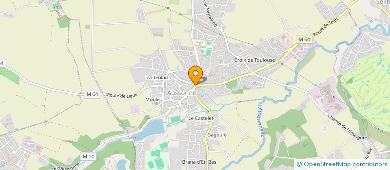 localisation de l'entreprise LE MOUNESTIE  AUSSONNE