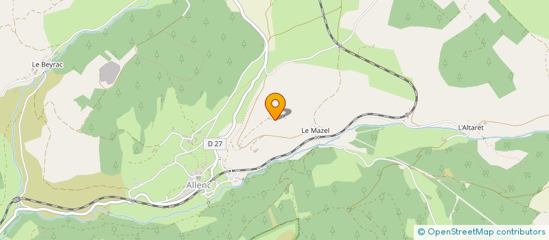 localisation de l'entreprise LE MOUNTADOU à MONT LOZERE ET GOULET