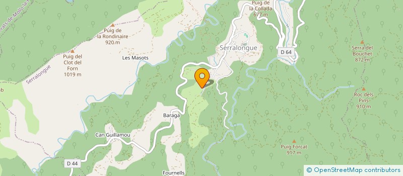 localisation de l'entreprise LE MOURE 2019  SERRALONGUE