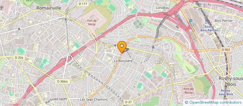 localisation de l'entreprise LE MOUSEION GABRIEL FORESTIER à MONTREUIL